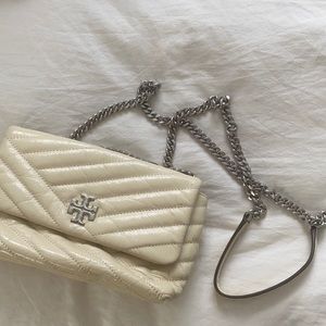 Tory Burch Kira Patent Leather Chevron Small purse